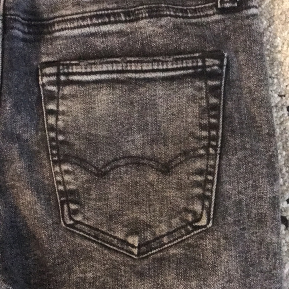 American Eagle Next Level Flex 30x34 Factory Faded Ripped Jeans - Picture 4 of 12